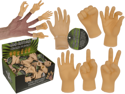 Finger puppet, Hand Gestures, ca. 6-8 cm,