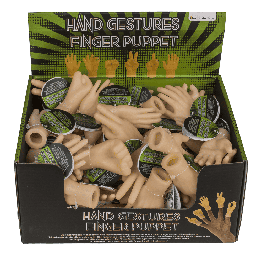 Finger puppet, Hand Gestures, ca. 6-8 cm,