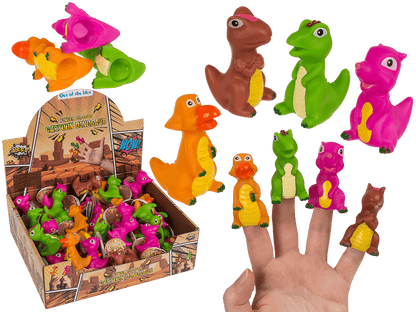 Finger puppet, Cartoon Dinisaur, 6-8 cm,