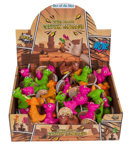 Finger puppet, Cartoon Dinisaur, 6-8 cm,