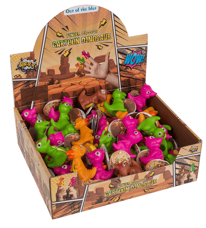Finger puppet, Cartoon Dinisaur, 6-8 cm,