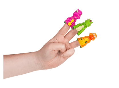 Finger puppet, Cartoon Dinisaur, 6-8 cm,