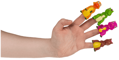 Finger puppet, Cartoon Dinisaur, 6-8 cm,