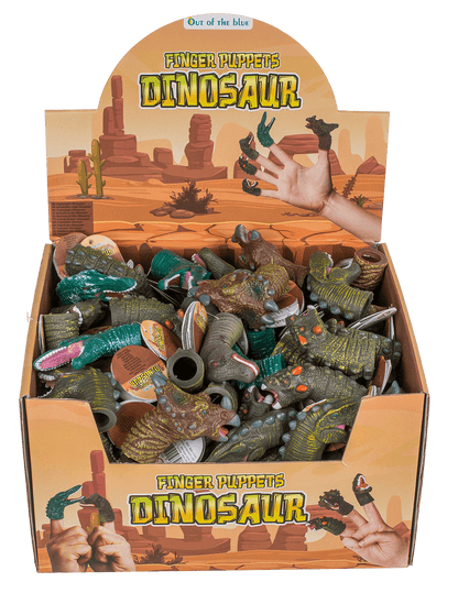 Finger puppet, Dinisaur, 6-8 cm,