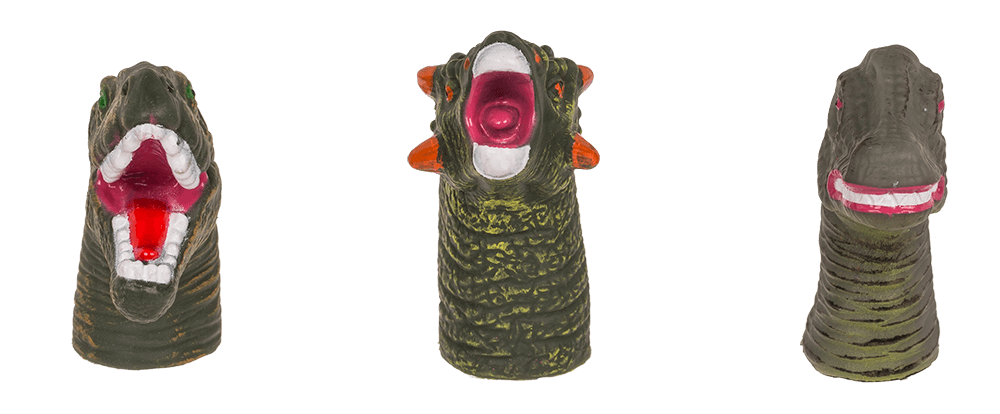 Finger puppet, Dinisaur, 6-8 cm,