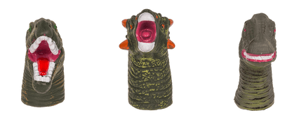 Finger puppet, Dinisaur, 6-8 cm,