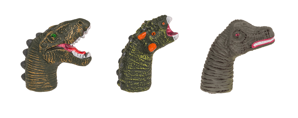 Finger puppet, Dinisaur, 6-8 cm,