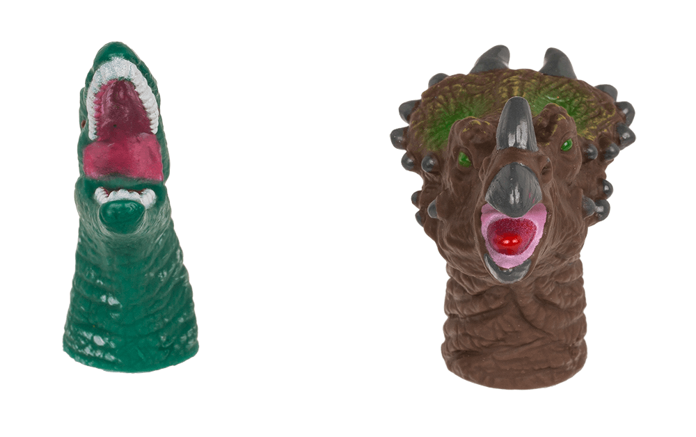 Finger puppet, Dinisaur, 6-8 cm,