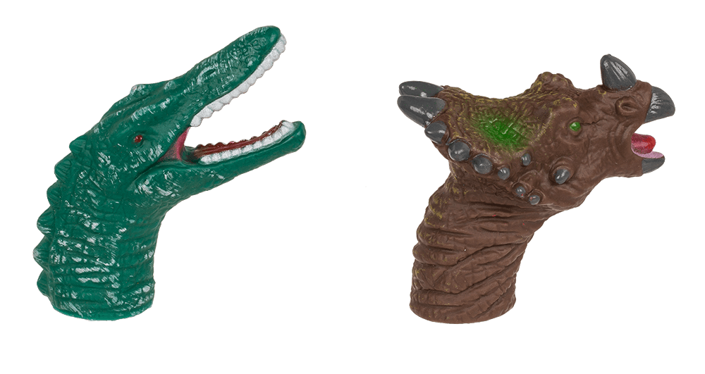 Finger puppet, Dinisaur, 6-8 cm,