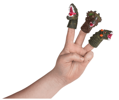 Finger puppet, Dinisaur, 6-8 cm,