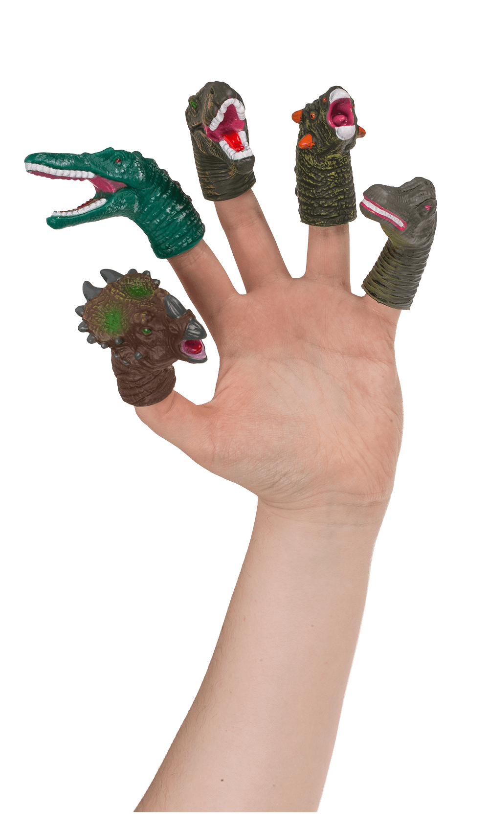Finger puppet, Dinisaur, 6-8 cm,