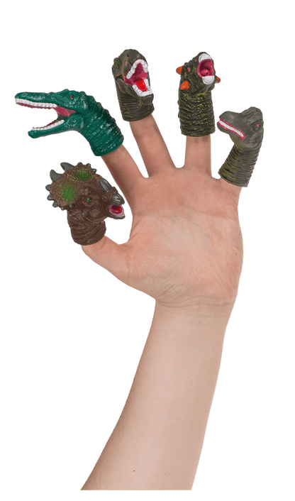 Finger puppet, Dinisaur, 6-8 cm,