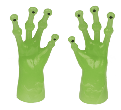 Finger puppet, Alien-Hands, Glow in the Dark,
