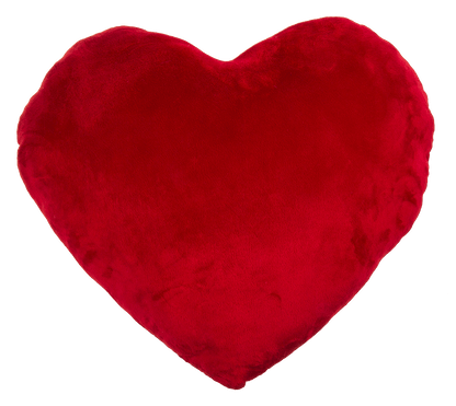 XXL-Red plush heart, I LOVE YOU,