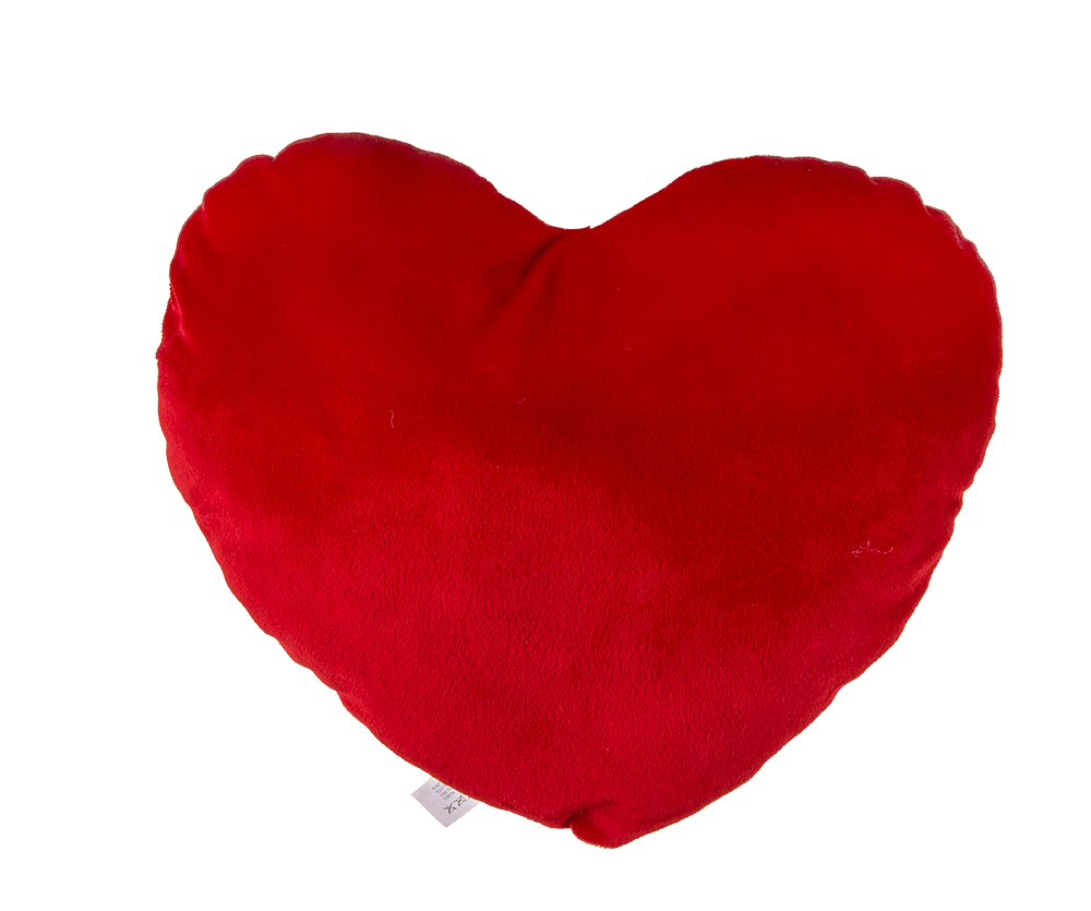 XXL-Red plush heart, ICH LIEBE DICH,