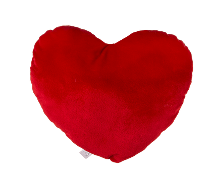 XXL-Red plush heart, ICH LIEBE DICH,