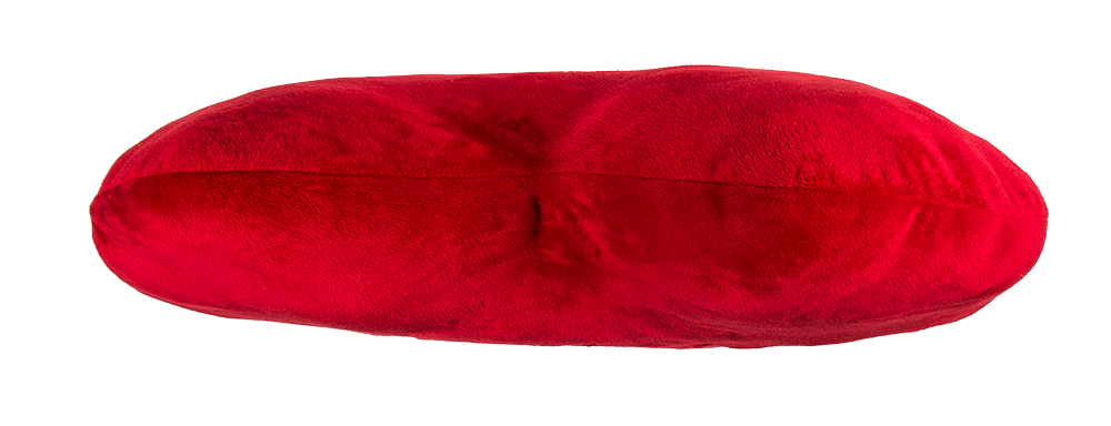 XXL-Red plush heart, ICH LIEBE DICH,