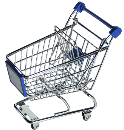 Metal mini shopping trolley,