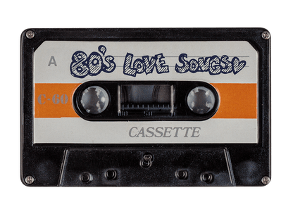 Metal storage box, Music cassette,