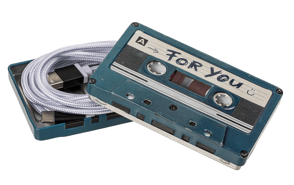 Metal storage box, Music cassette,