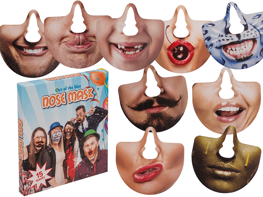 Party photo accessoires, nose masks,