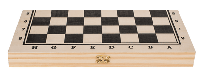Wooden board game, chess,