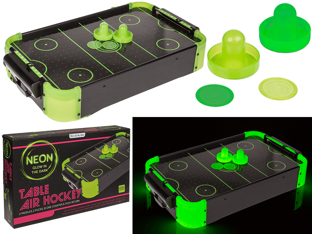 Table air hockey game, Glow in the Dark,