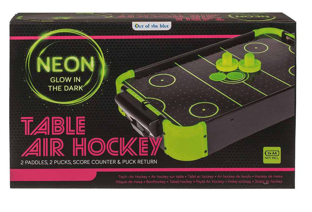 Table air hockey game, Glow in the Dark,