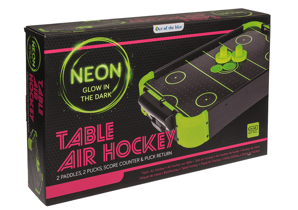 Table air hockey game, Glow in the Dark,