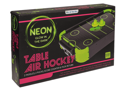 Table air hockey game, Glow in the Dark,