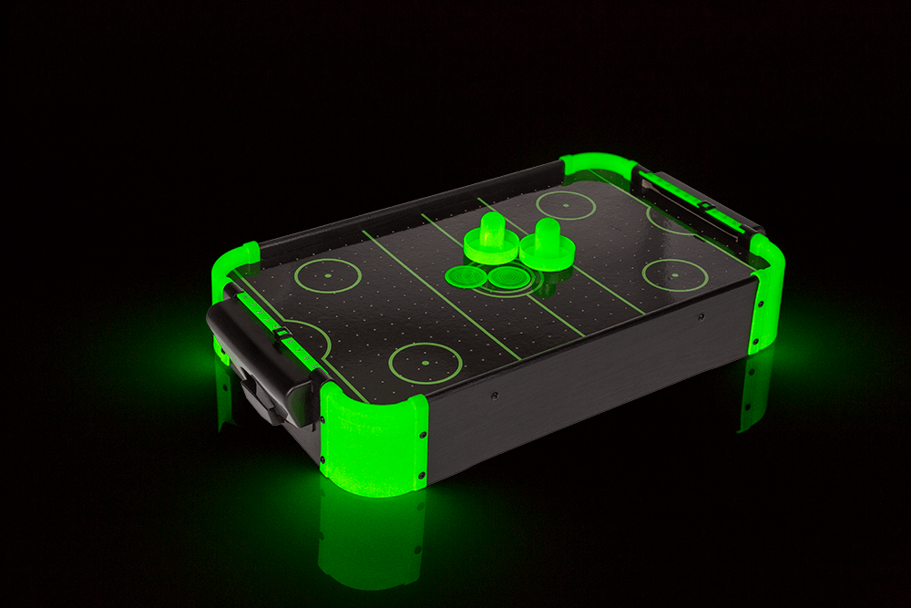 Table air hockey game, Glow in the Dark,