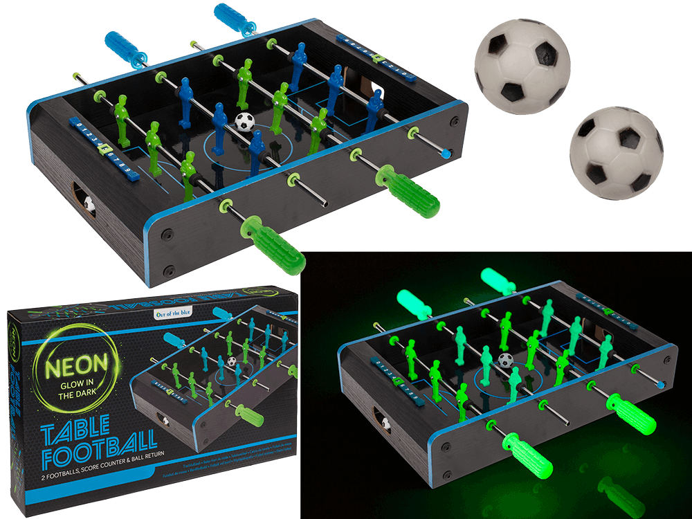 Tabletop football, Kicker, Glow in the Dark,