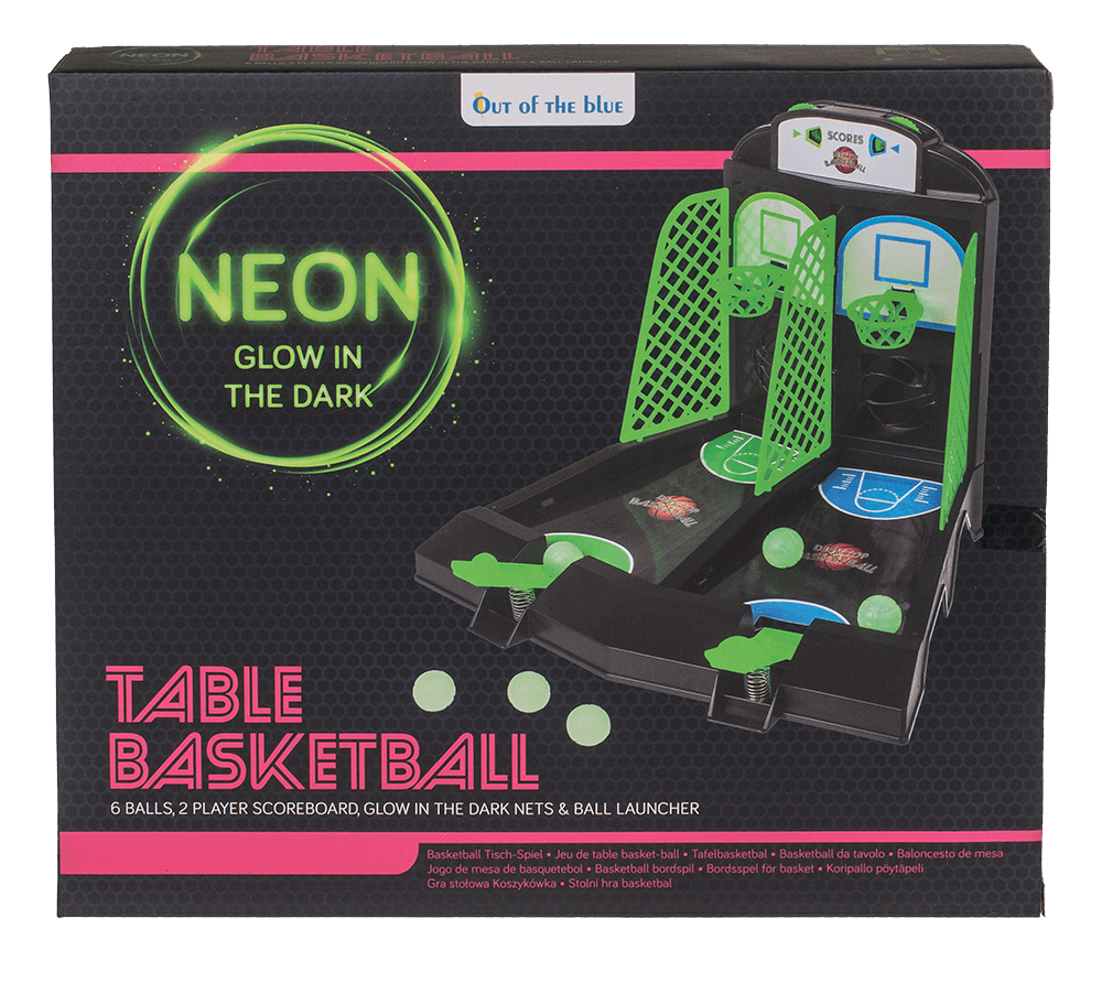 Desktop Basektball Game, Glow in the Dark,