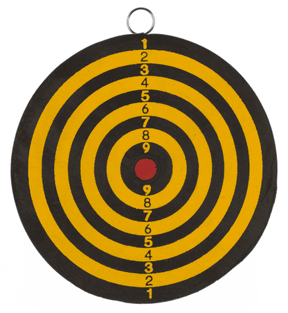 Mini dart game with 3 darts, D: 15 cm,