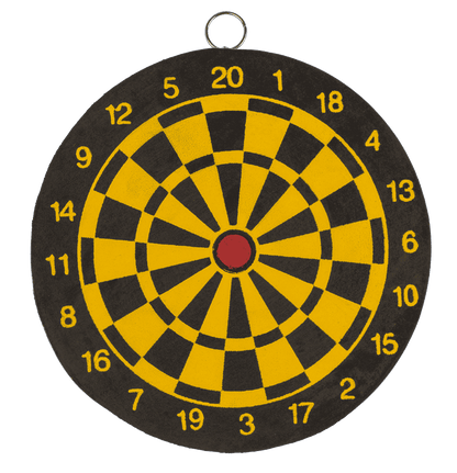 Mini dart game with 3 darts, D: 15 cm,