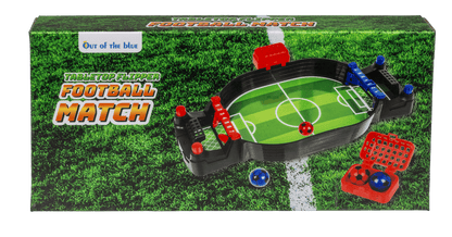 Tabletop flipper football match