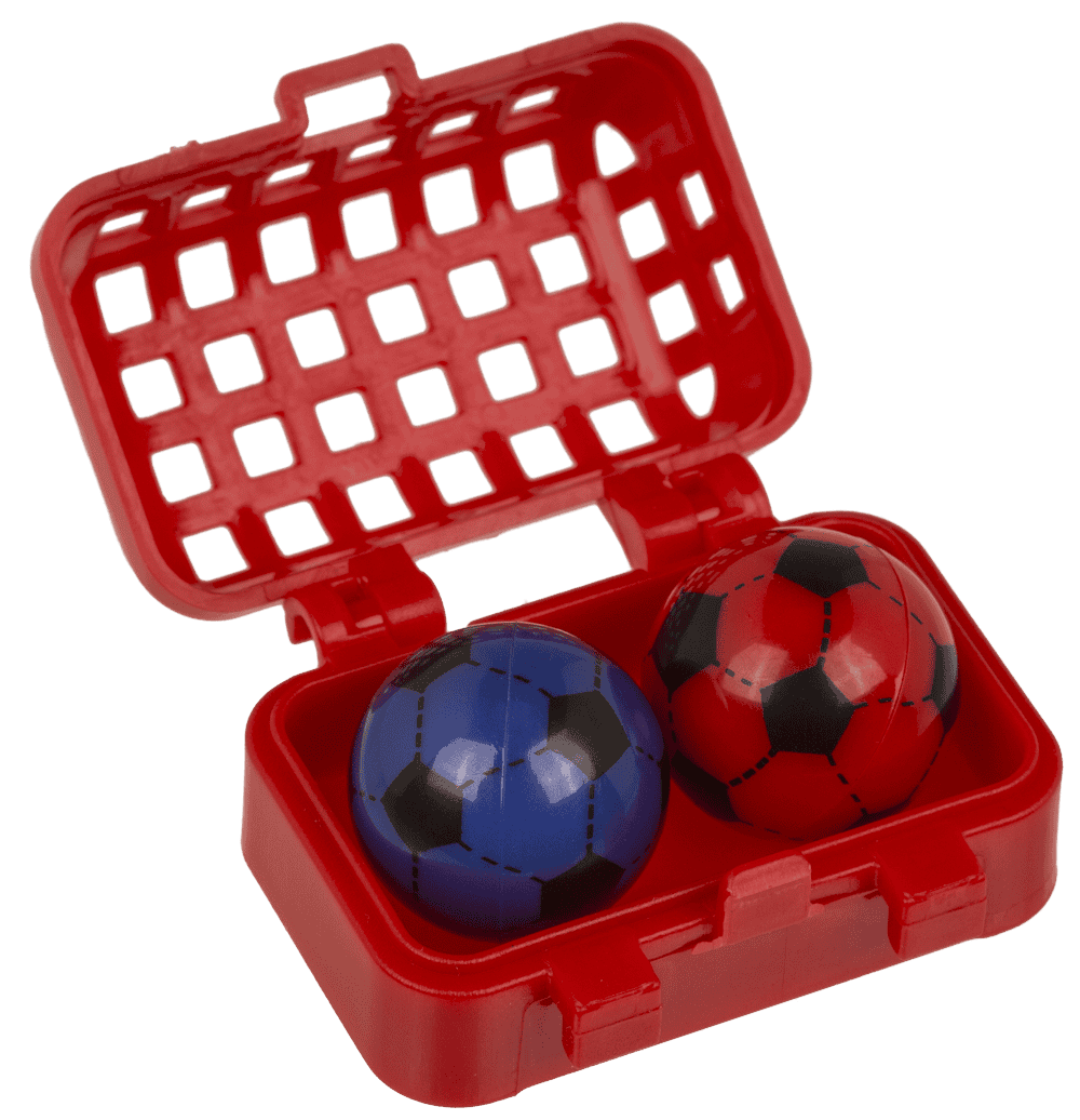 Tabletop flipper football match