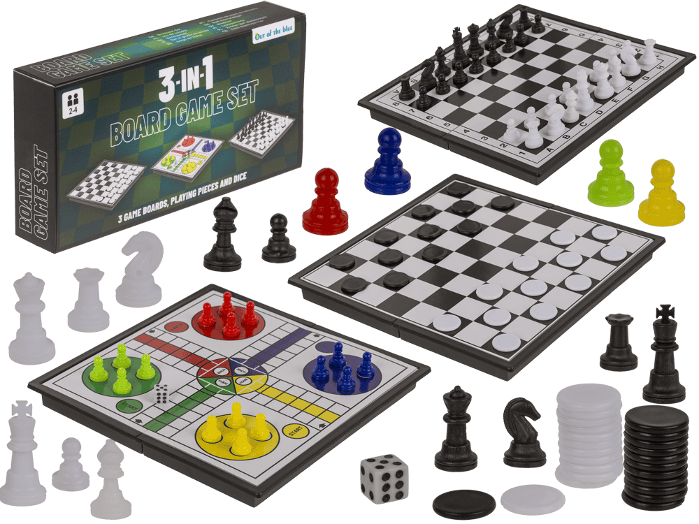 Chess Game 3in1, draughts, ludo, chess