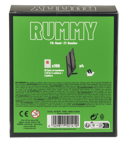 Rummy Game, 10,5 cm.