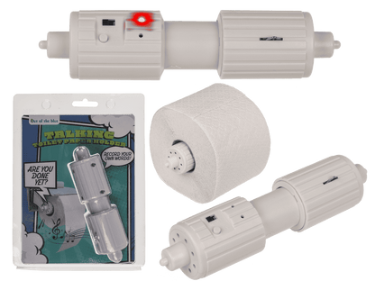 Talking Toilet Paper Holder, 3,5 x 16 cm,