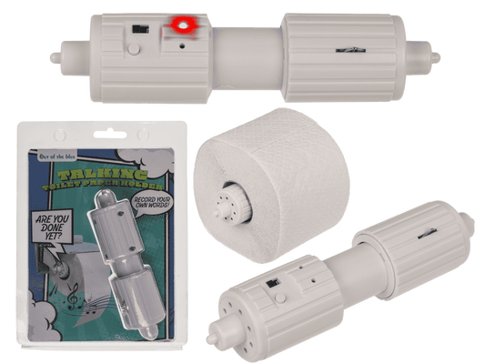 Talking Toilet Paper Holder, 3,5 x 16 cm,