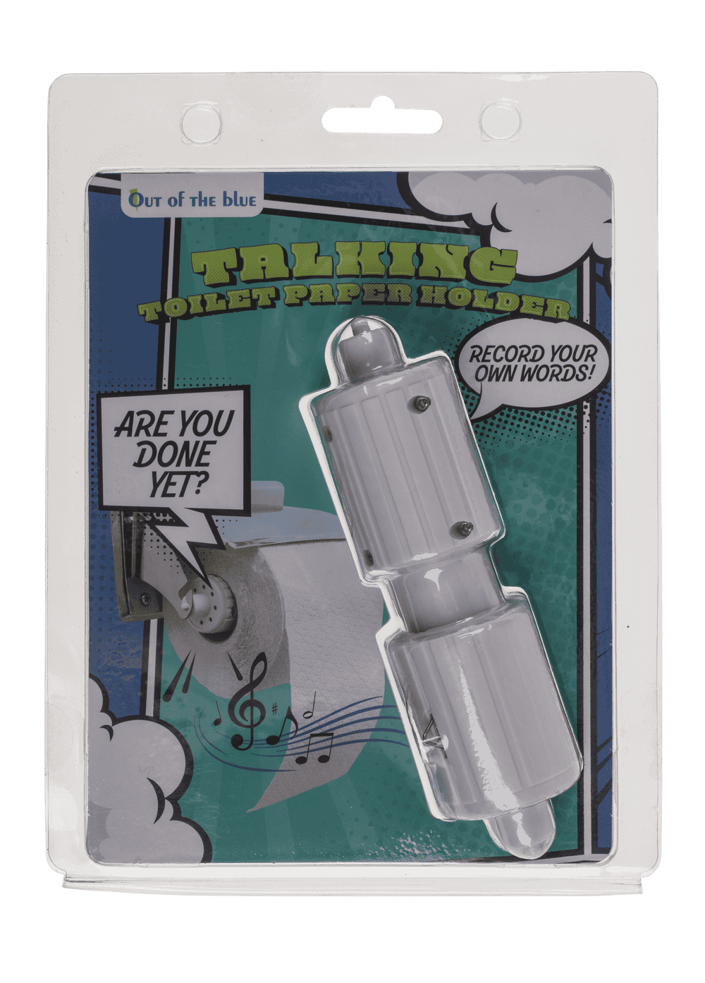 Talking Toilet Paper Holder, 3,5 x 16 cm,