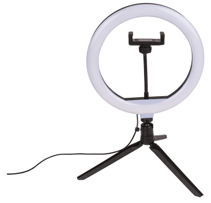 USB LED light ring, with 3 intensities,