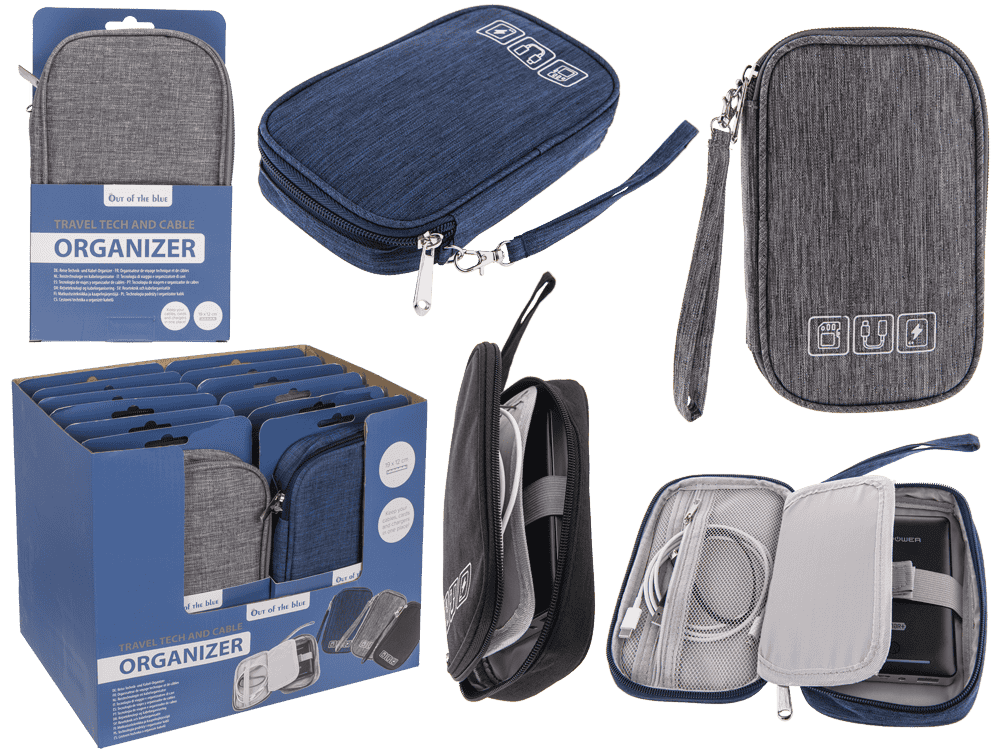 Travel Tech and Cable Organizer, 19 x 12 cm,
