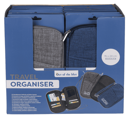 Travel Document, Wallet and Phone Organiser,