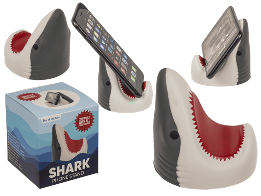 Squeeze phone stand, Shark,  8,5 cm,