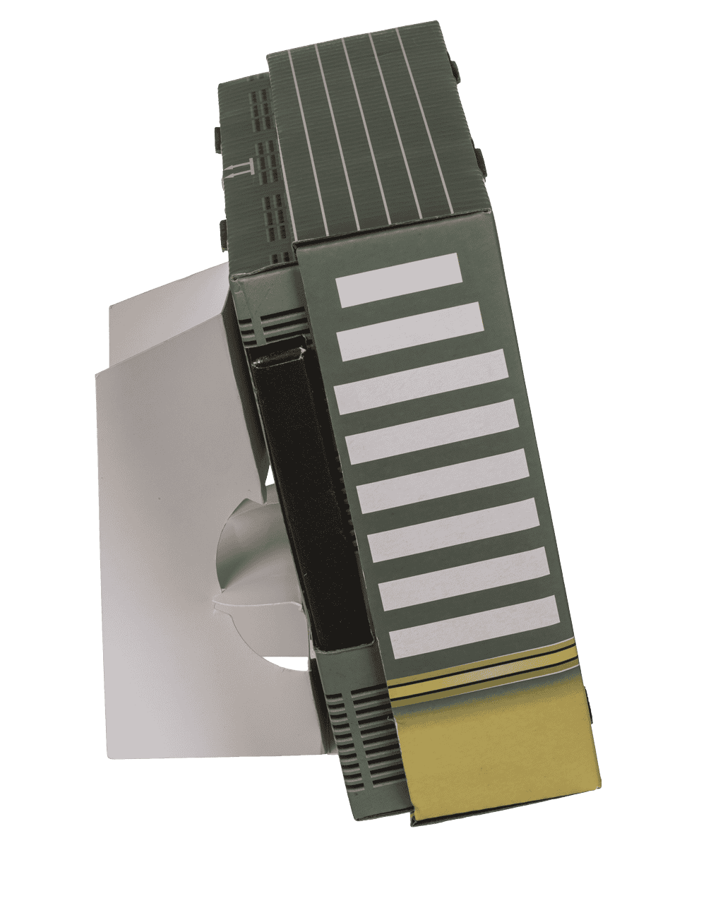 Smartphone magnifying glass, retro television,