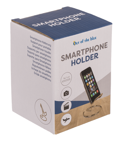 Phone holder, Gold, approx. 10 x 8 cm,