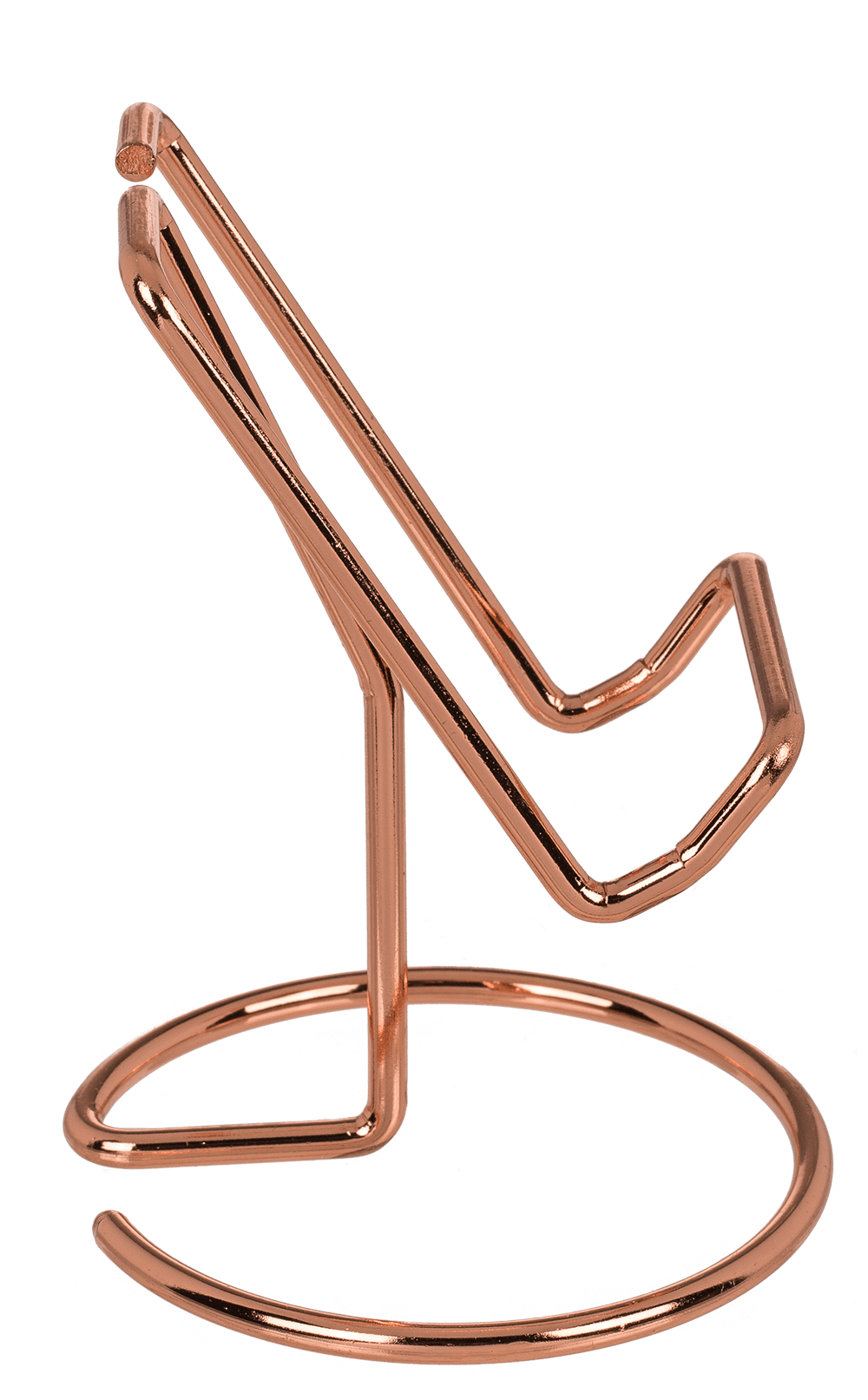 Phone holder, Rose gold, approx. 10 x 8 cm,