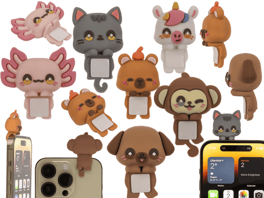 Phone Figurine Stickers, Smart Friends - Kawaii,